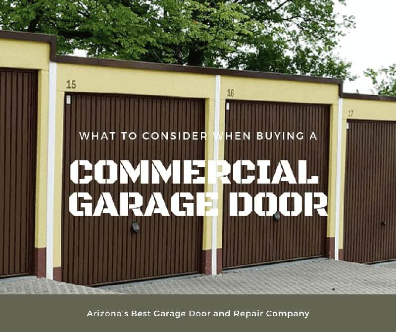 commercial garage door